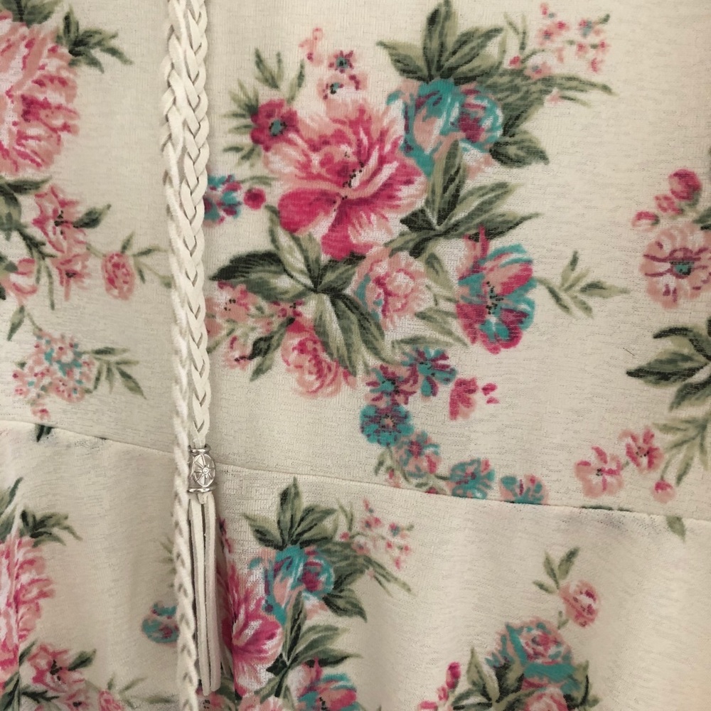 Floral off the shoulder dress